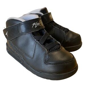 Nike air Jordan FLIGHT black sneakers size 8 toddler youth child